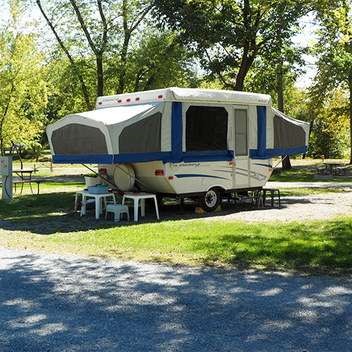 RV Sites 20 AMP Electric/Water/Wi-Fi: